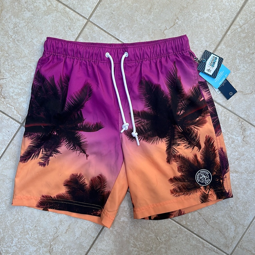 Men’s Tropical Hawaiian Swim Trunks
